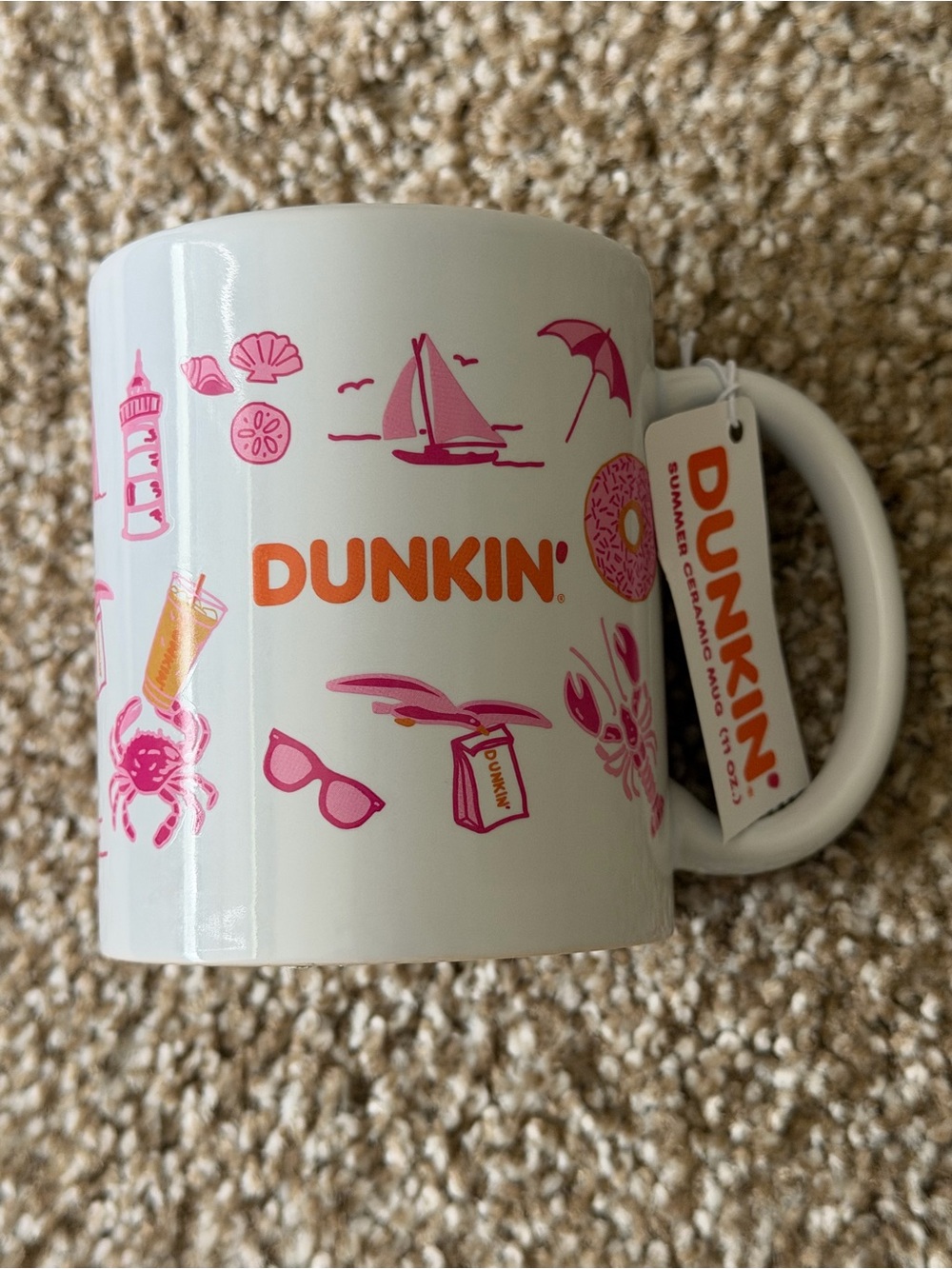 Dunkin’ 2026 Summer Sea Themed Ceramic Mug